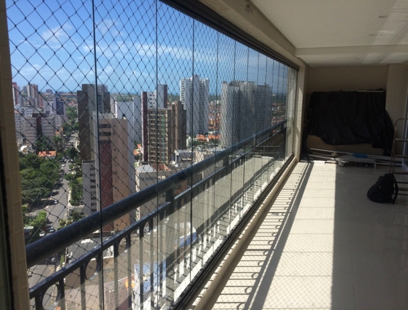 Cortinas de Vidro Temperado Ceará - Cortina de Vidro na Varanda