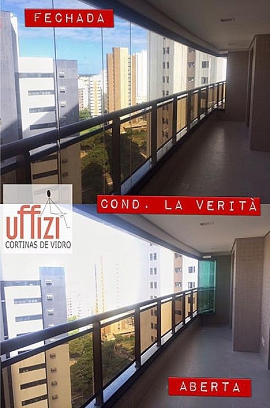 Envidraçamento de Sacada para Apartamento Fortaleza - Envidraçamento para Sacada de Apartamento com Vidro