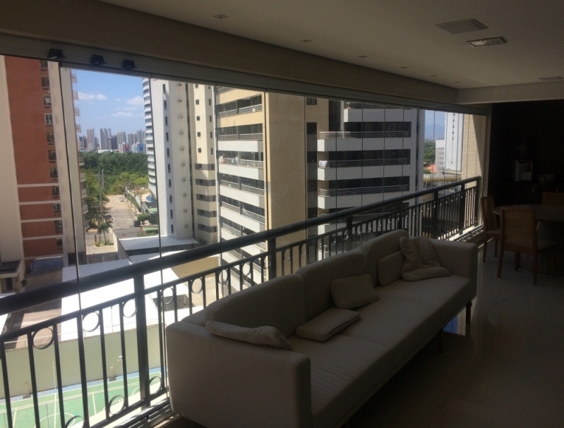Envidraçamento de Sacada sob Medida Ceará - Envidraçamento para Sacada de Apartamento com Vidro